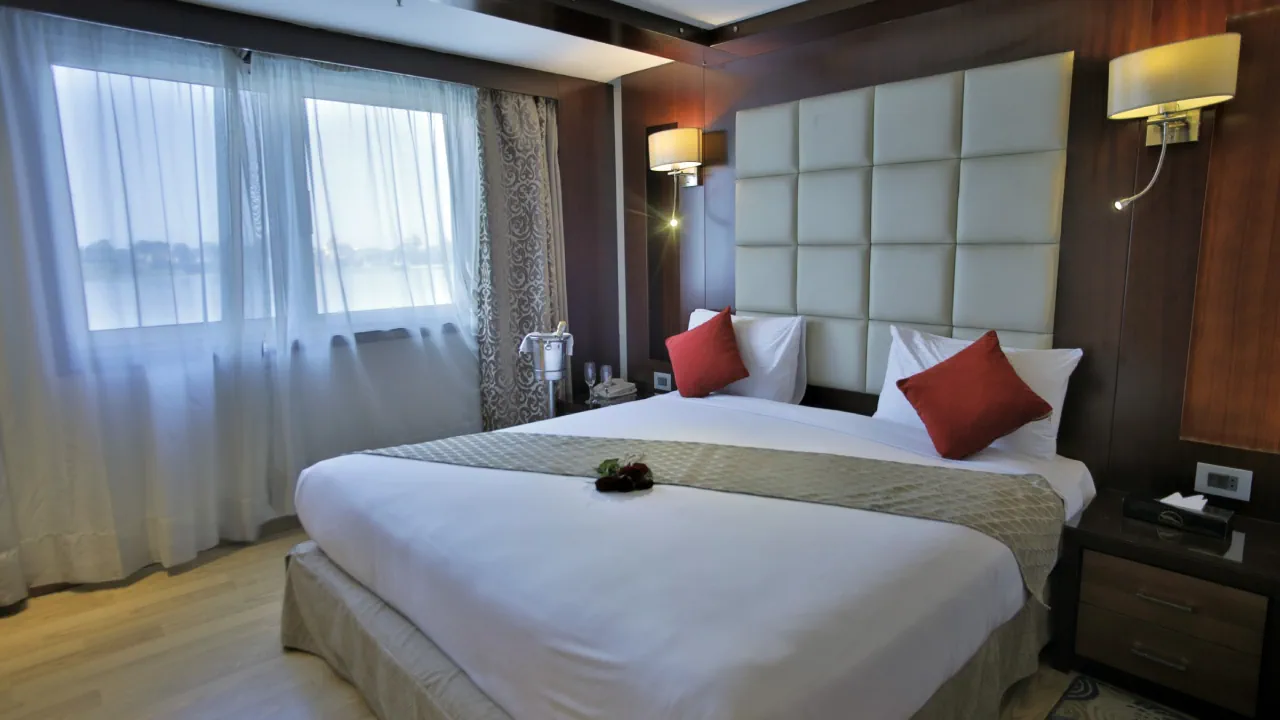 Blue Shadow I Blue Shadow 1: A luxurious cruise on the Nile River, offering an upscale experience with excellent services and modern facilities to explore historical landmarks.